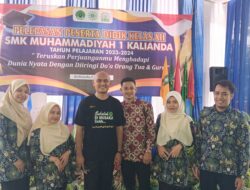 SMK 1 Muhammadiyah kalianda ,adakan pelepasan siswa kelas XII TP 2023 – 2024