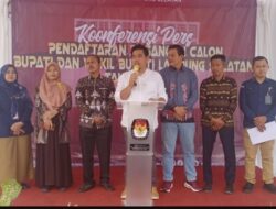 KPU Lamsel Resmi Buka Pendaftaran Bakal calon Bupati dan wakil Bupati Pilkada 2024