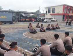 Kapolres Lampung Selatan Cek Latihan Dalmas, Persiapkan Pengamanan Pilkada