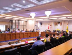 Tim Desk Pemantauan Pilkada Serentak Kemenko Polkam dan Pemprov Lampung menyelenggarakan Rapat Koordinasi Kesiapan Penyelenggaraaan Pilkada Serentak di Wilayah Provinsi Lampung