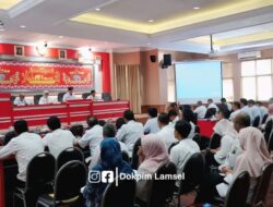 Pemkab Lamsel Ikuti Rakor Bersama KPK, Bupati Egi Bahas Program Pemberantasan Korupsi Melalui MCP