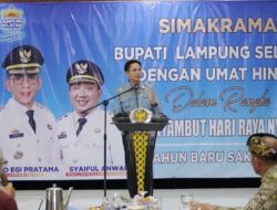 Dalam Acara Simakrama di Aula Sebuku, Radityo Egi Pratama Berikan Pesan pada Umat Hindu Lamsel