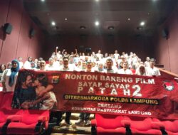 Ditresnarkoba Polda Lampung Gelar Nonton Bareng “Sayap-Sayap Patah 2” Bersama Masyarakat: Bangun Empati dan Sinergitas
