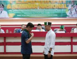 Sandi Aprizal dan Fanada Itaza Nahkodai HMI Cabang dan Kohati Cabang Kalinda Lampung Selatan periode 2025-2026