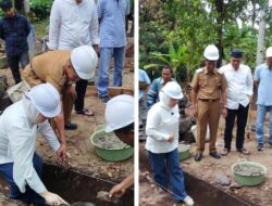 Bella Jayanti Letakkan Batu Pertama Pembangunan TPA di Kecamatan Rajabasa Lamsel
