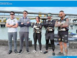 Sejarah ! Zita Anjani Pimpin Aksi Jetski Pertama Menyeberangi Selat Sunda, Resmi Buka Lamsel Fest 2025