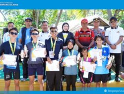 FUN RUN TARKAM 2025 Pecah Peserta, Ribuan Warga Padati Sanggar Beach Kalianda