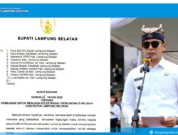Bupati Lampung Selatan Terbitkan Surat Edaran Lingkungan, Pelanggar Terancam Penjara hingga 10 Tahun