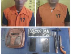 Pelaku Curanmor Ditangkap Saat Patroli Polisi di Palas, Bawa Kunci T dan Senjata Tajam