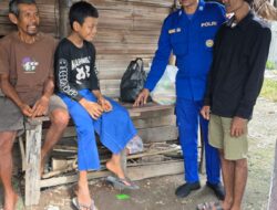 Sat Polairud Polres Lampung Selatan Sambangi Warga Pesisir Bakauheni, Berikan Tali Asih dan Sembako