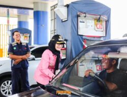 Bupati Nanda Indira Tinjau Kesiapan Pospam Mudik Lebaran, Utamakan Pelayanan Pemudik