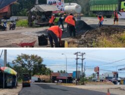 Sambut Idul Fitri 2026, Pintu Keluar Tol Kalianda di Perbaiki, Warga: terima kasih Pak Bupati
