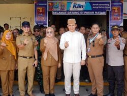 Blusukan ke Pasar Natar, Bupati Egi Cek Harga Sembako Jelang Lebaran, Pedagang: Masih Stabil