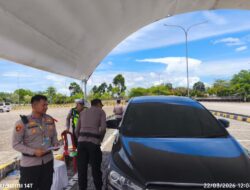 Polres Lampung Selatan Terapkan Screening Tiket dan Sistem Stiker bagi Pemudik Menuju Pelabuhan