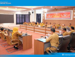 Rakor Mingguan Pemkab Lampung Selatan Perkuat Sinergi, Siapkan Peluncuran Layanan Halo Lamsel