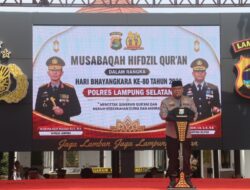 Polres Lampung Selatan Gelar MHQ Sambut Hari Bhayangkara ke-80