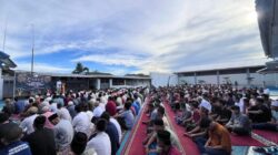 Lapas Kalianda Laksanakan Sholat Idul Adha dan Pemotongan Hewan Kurban dengan Khidmat