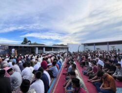 Lapas Kalianda Laksanakan Sholat Idul Adha dan Pemotongan Hewan Kurban dengan Khidmat