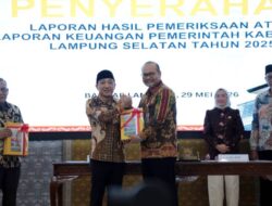 Konsistensi Satu Dekade, Lampung Selatan Kembali Pertahankan Opini WTP ke-10 dari BPK