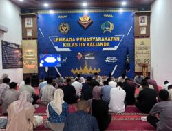 Tanamkan Iman dan Integritas, Lapas Kalianda Gelar Bimbingan Rohani bagi Pegawai