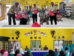 Pemasyarakatan Hadir untuk Masyarakat, Lapas Kalianda Salurkan Bantuan Sembako kepada Warga Sekitarm.