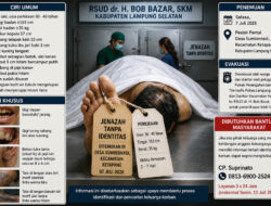 RSUD Bob Bazar Rilis Ciri-Ciri Jenazah Tanpa Identitas di Pesisir Ketapang, Warga Diminta Sebarkan Informasi Ini