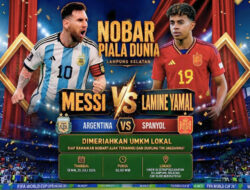 Gelar Nobar Final Piala Dunia di 17 Kecamatan, Pemkab Lampung Selatan Ubah Kemeriahan Jadi Berkah bagi UMKM Lokal