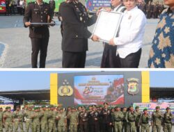 Hari Bhayangkara ke-80, Kapolres Lampung Selatan Pimpin Upacara dan Berikan Penghargaan kepada Tokoh Masyarakat