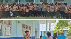 Naik Perahu Demi Edukasi, Polisi Bekali Pelajar Pulau Sebesi Lawan Narkoba dan Bullying