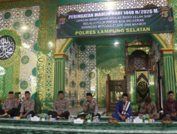 Maulid Nabi di Polres Lampung Selatan, Kapolres Ajak Personel Teladani Akhlak Rasulullah