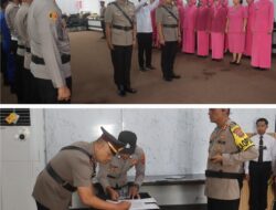 Kapolres Lampung Selatan Pimpin Sertijab Kapolsek Penengahan, Tekankan Penguatan Kinerja dan Pelayanan