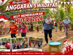 Diujung Lorong, Warga Gg Kuburan Melaksanakan Kegiatan Lomba Dengan Menggunakan Anggaran Swadaya