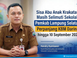 Masih Selimuti Sekolah, KBM Daring Lampung Selatan Diperpanjang hingga 10 September