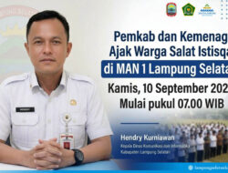 Hujan Tak Kunjung Turun, Pemkab dan Kemenag Ajak Warga Salat Istisqa di MAN 1 Lampung Selatan